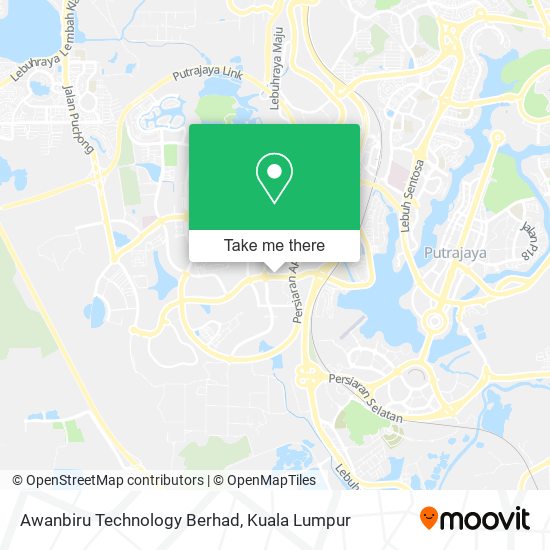 Awanbiru Technology Berhad map
