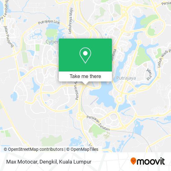 Max Motocar, Dengkil map