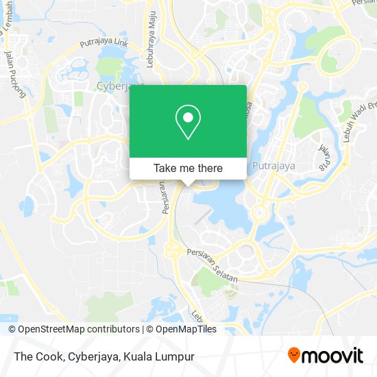 The Cook, Cyberjaya map