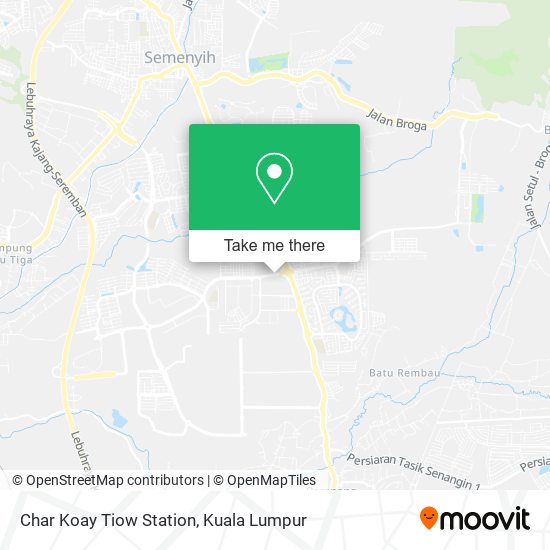 Char Koay Tiow Station map