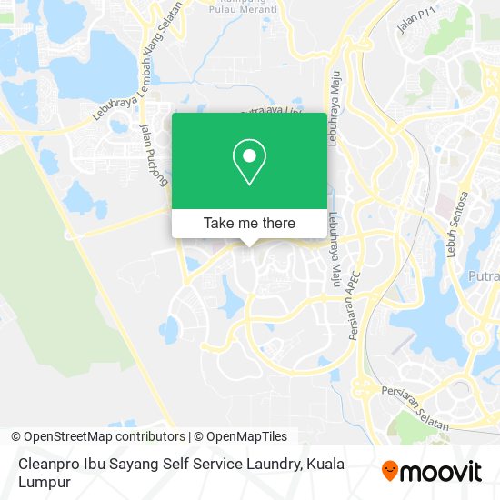 Cleanpro Ibu Sayang Self Service Laundry map