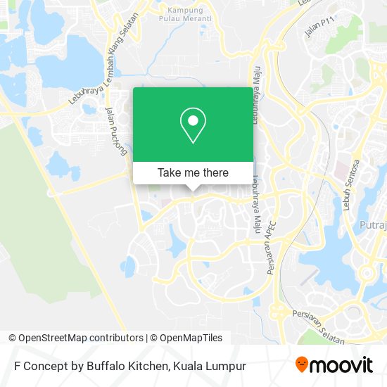 F Concept by Buffalo Kitchen map
