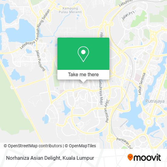 Norhaniza Asian Delight map