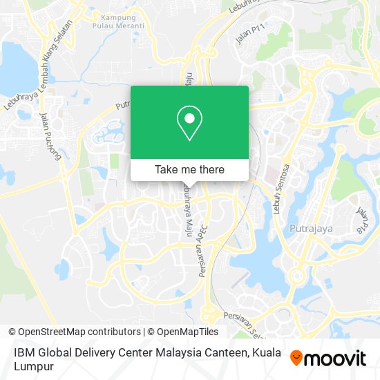 IBM Global Delivery Center Malaysia Canteen map