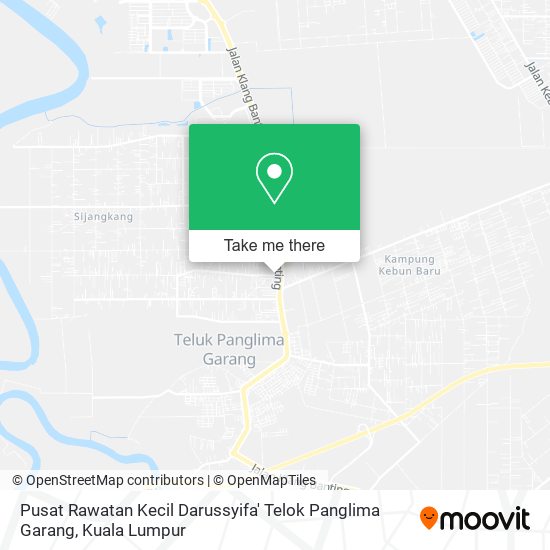 Pusat Rawatan Kecil Darussyifa' Telok Panglima Garang map