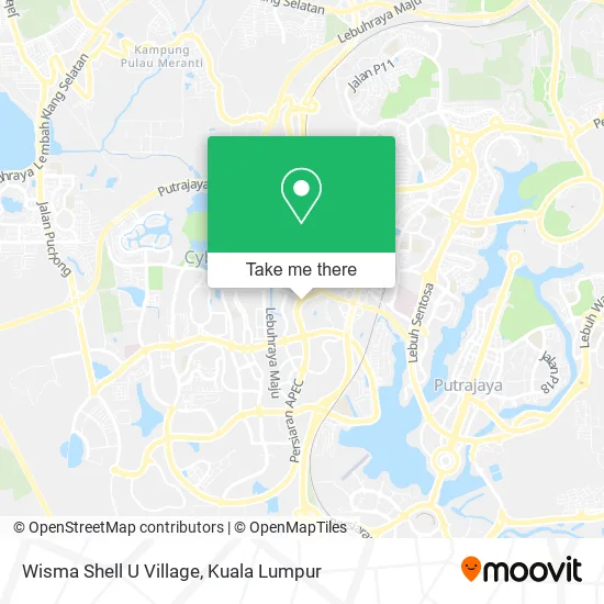 Wisma Shell U Village map