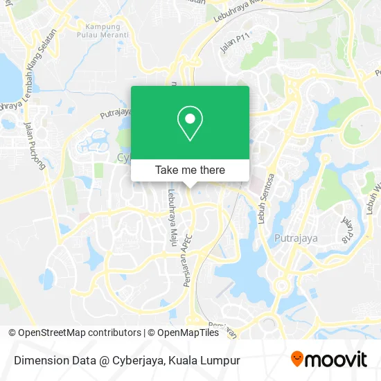 Dimension Data @ Cyberjaya map