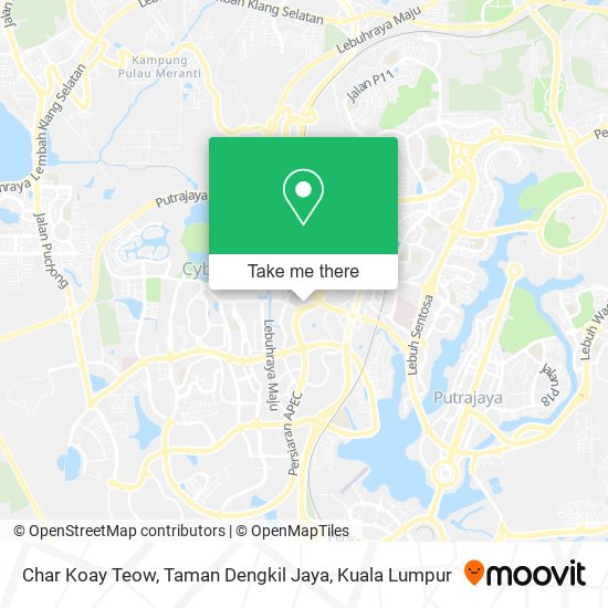 Char Koay Teow, Taman Dengkil Jaya map
