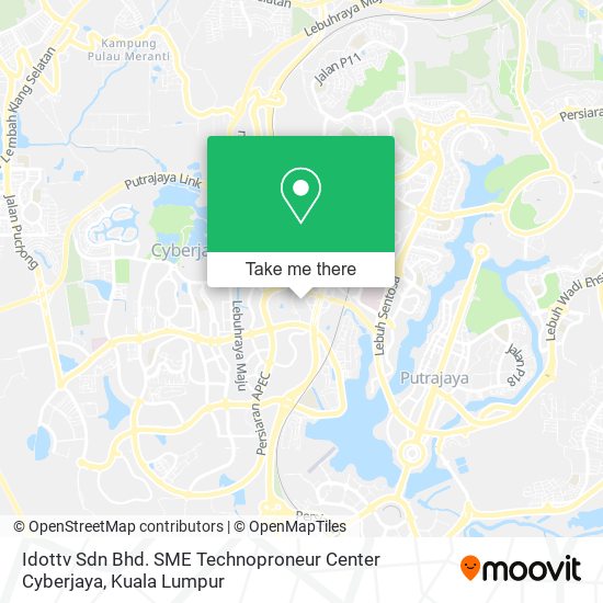 Idottv Sdn Bhd. SME Technoproneur Center Cyberjaya map