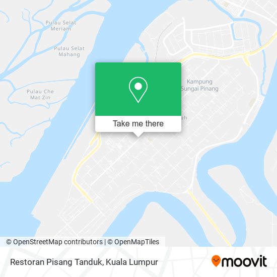 Restoran Pisang Tanduk map