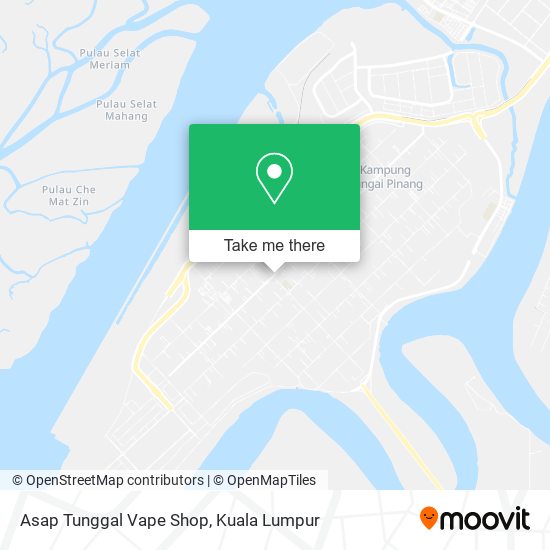 Asap Tunggal Vape Shop map