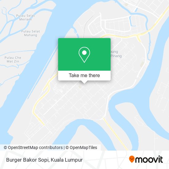 Burger Bakor Sopi map