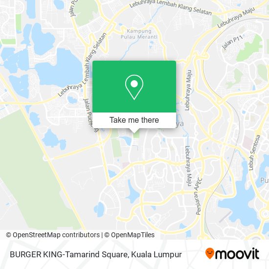 Peta BURGER KING-Tamarind Square