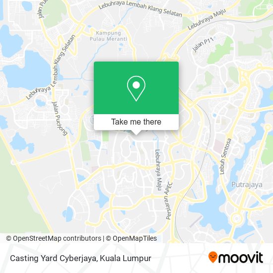 Casting Yard Cyberjaya map