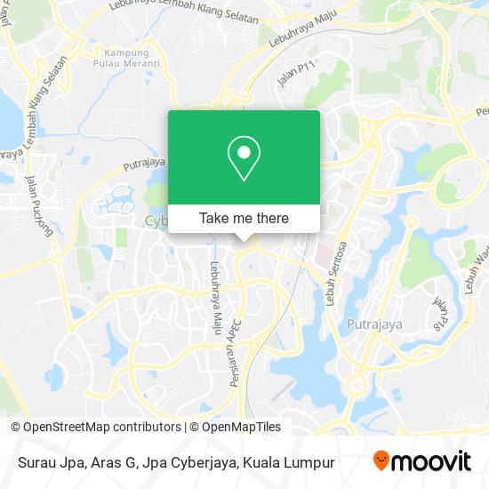 Surau Jpa, Aras G, Jpa Cyberjaya map