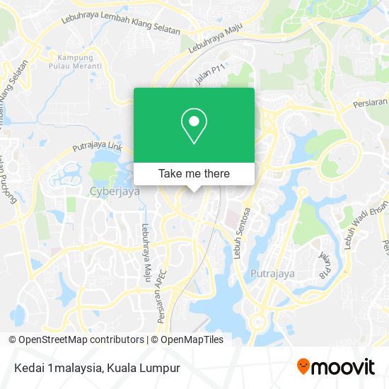 Kedai 1malaysia map