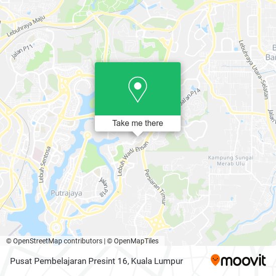 Pusat Pembelajaran Presint 16 map