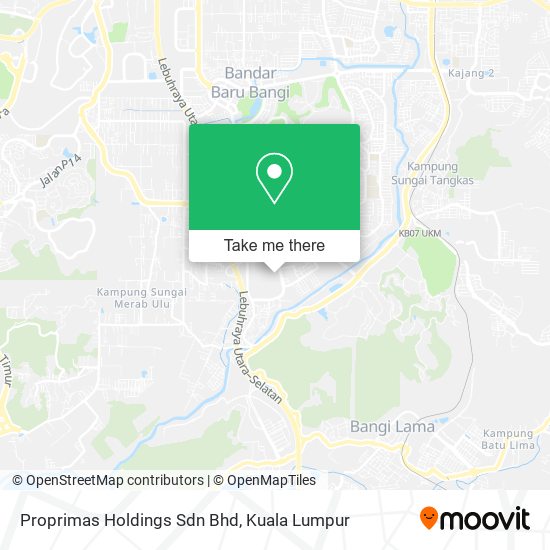 Proprimas Holdings Sdn Bhd map