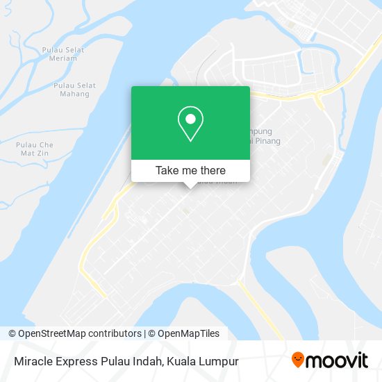 Miracle Express Pulau Indah map