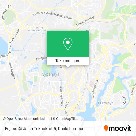 Fujitsu @ Jalan Teknokrat 5 map