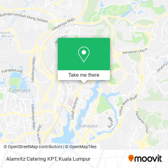 Alamritz Catering KPT map