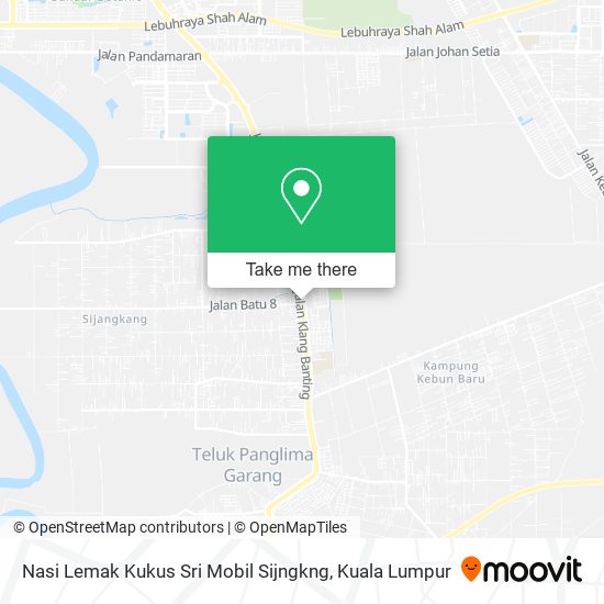 Peta Nasi Lemak Kukus Sri Mobil Sijngkng