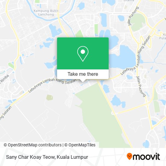 Sany Char Koay Teow map