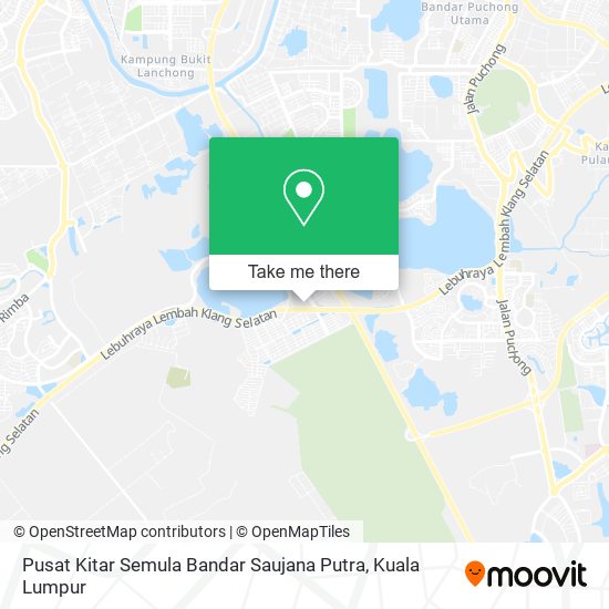 Pusat Kitar Semula Bandar Saujana Putra map