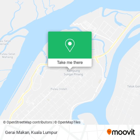 Gerai Makan map