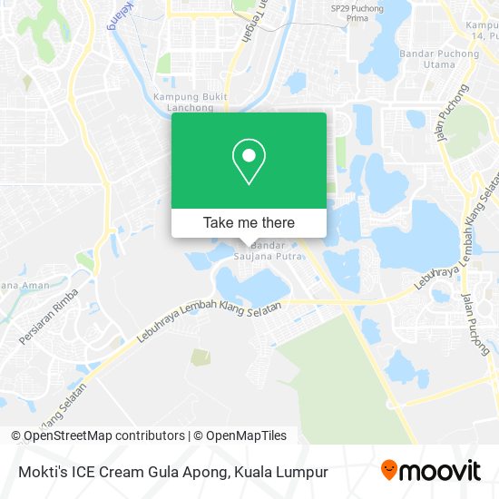 Mokti's ICE Cream Gula Apong map