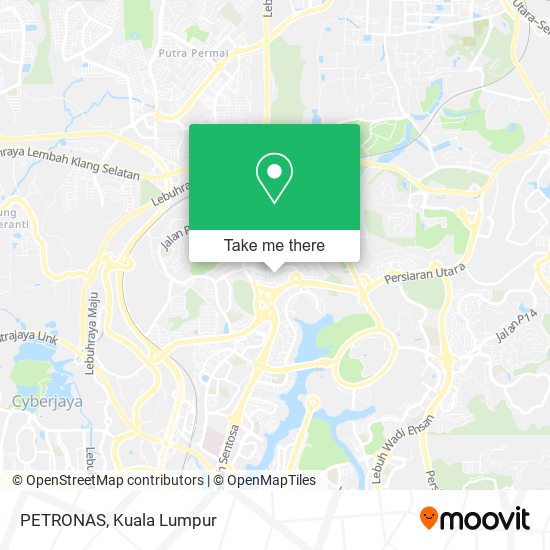 PETRONAS map