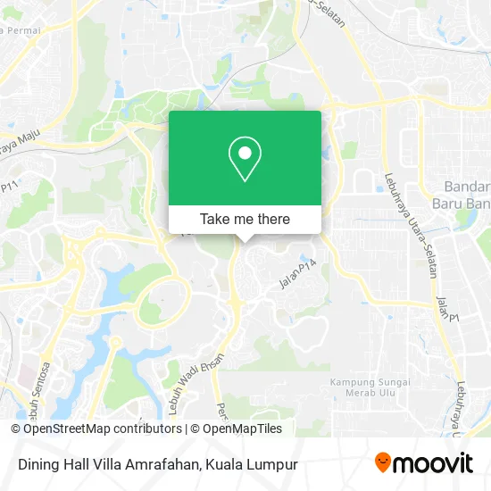 Dining Hall Villa Amrafahan map