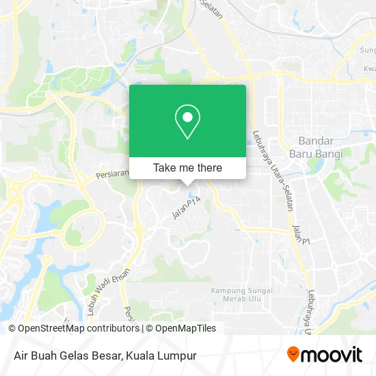 Air Buah Gelas Besar map