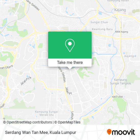 Peta Serdang Wan Tan Mee