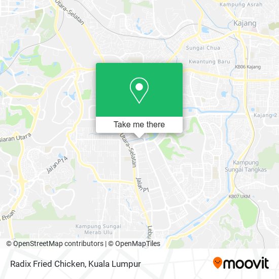 Radix Fried Chicken map