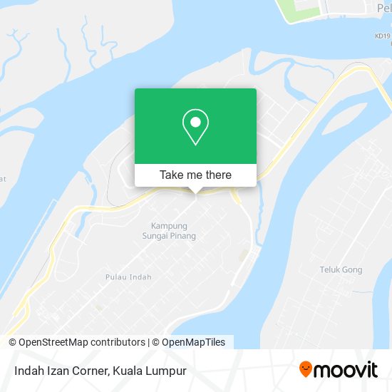 Indah Izan Corner map