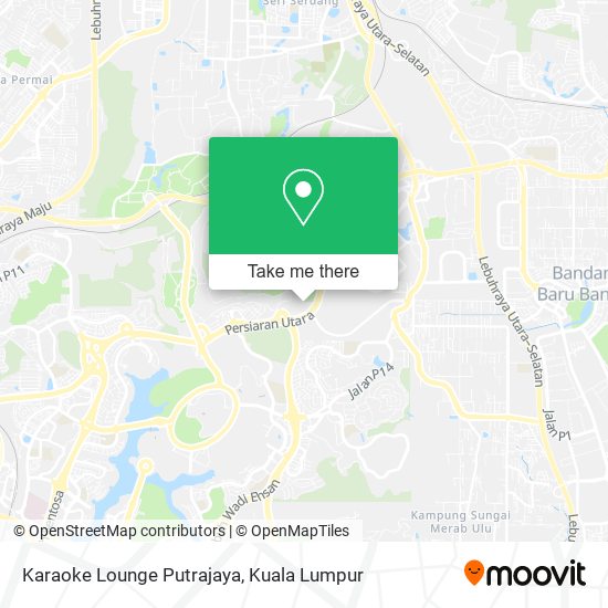 Peta Karaoke Lounge Putrajaya