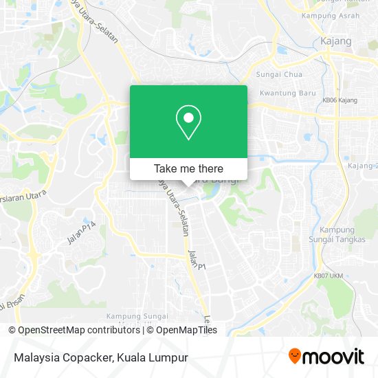 Malaysia Copacker map