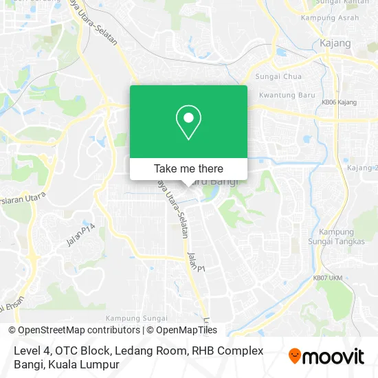 Level 4, OTC Block, Ledang Room, RHB Complex Bangi map