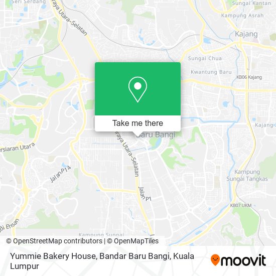 Yummie Bakery House, Bandar Baru Bangi map