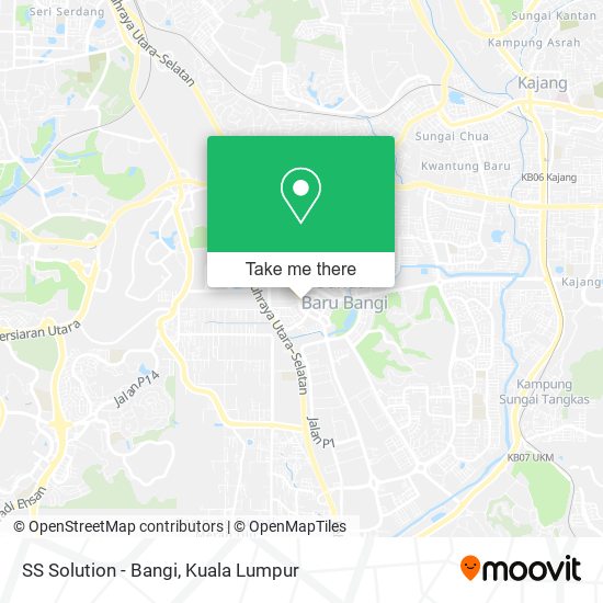 SS Solution - Bangi map