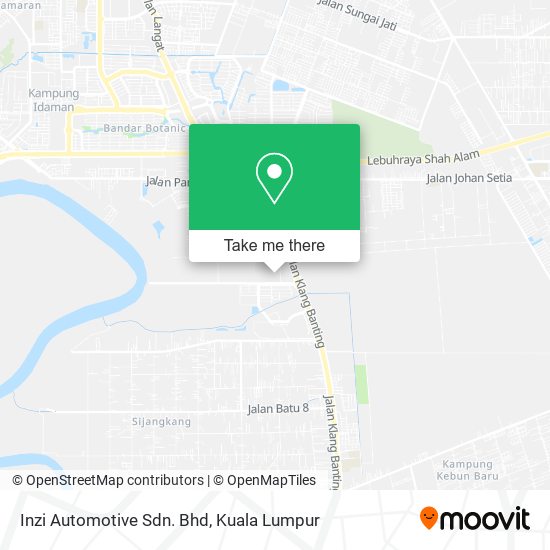 Inzi Automotive Sdn. Bhd map