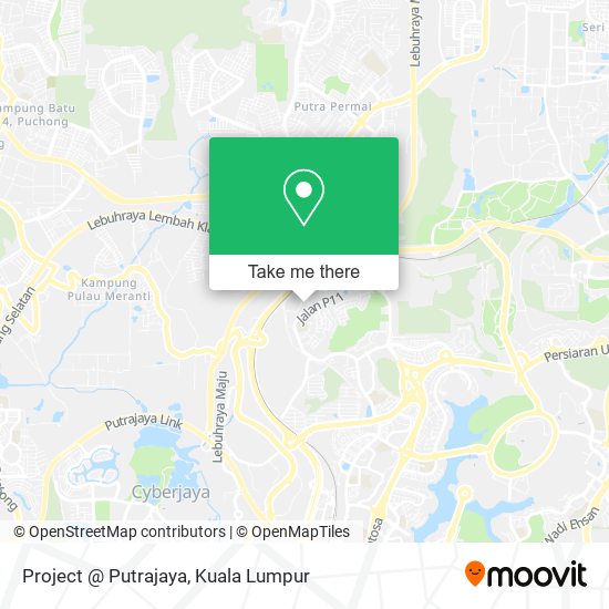 Project @ Putrajaya map