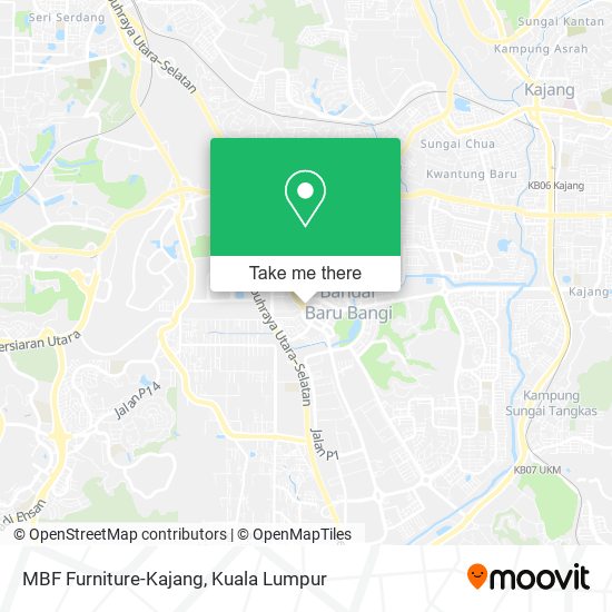 Peta MBF Furniture-Kajang