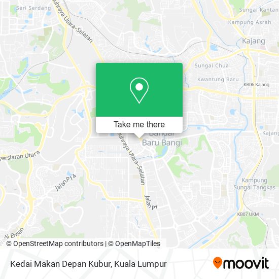 Kedai Makan Depan Kubur map