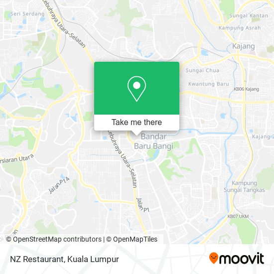 NZ Restaurant map