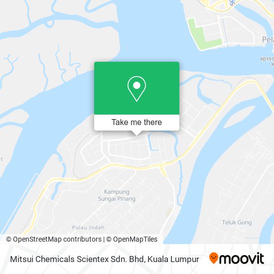 Mitsui Chemicals Scientex Sdn. Bhd map