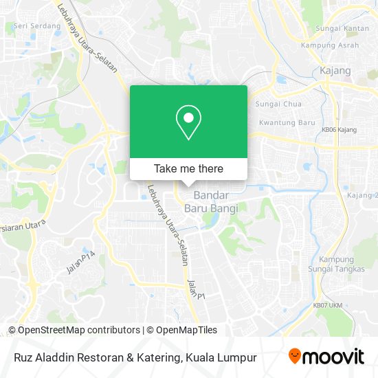 Peta Ruz Aladdin Restoran & Katering