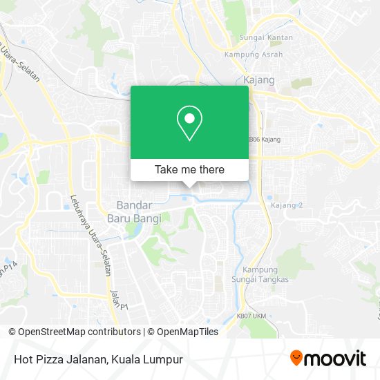 Hot Pizza Jalanan map