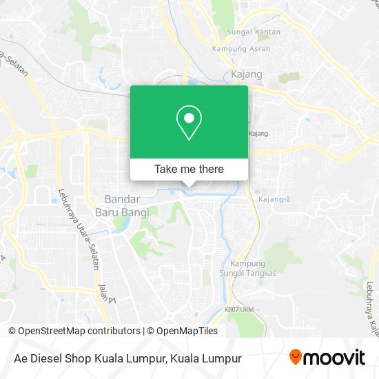 Peta Ae Diesel Shop Kuala Lumpur